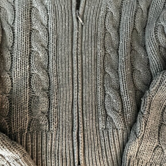 Merino wool zip sweater top Abercrombie - Picture 6 of 6